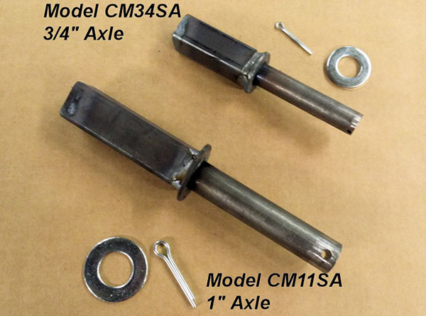 Weldable Axle Stubs